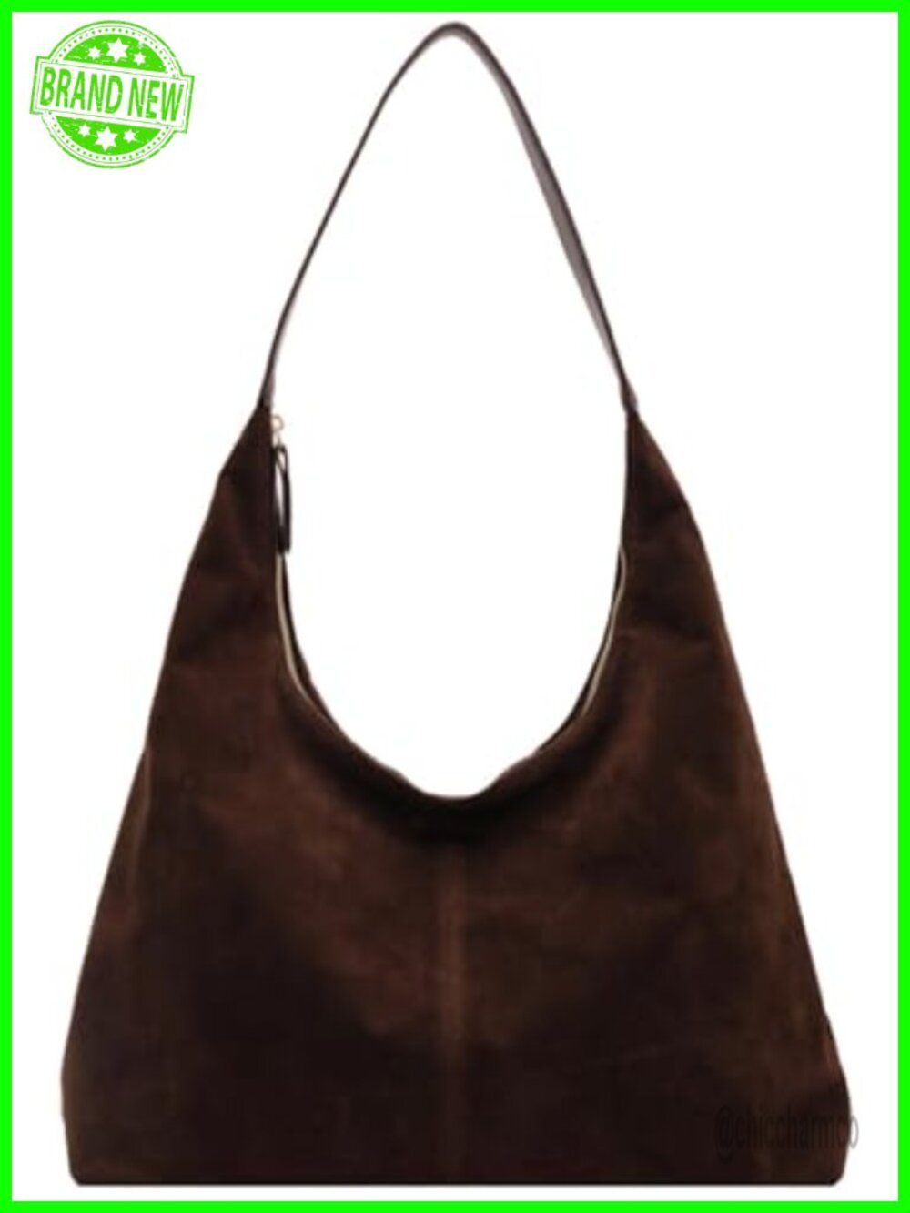 Suede Tote Bag Shoulder Hobo Handbag for Women Work Travel